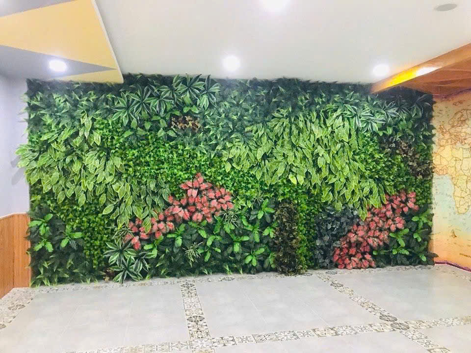 THI CÔNG TƯỜNG CÂY GIẢ & CÂY DECOR