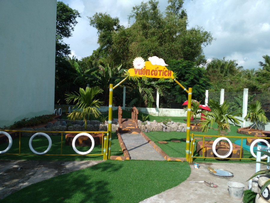 Thiết kế, thi công khu vườn cổ tích tại Cần Thơ