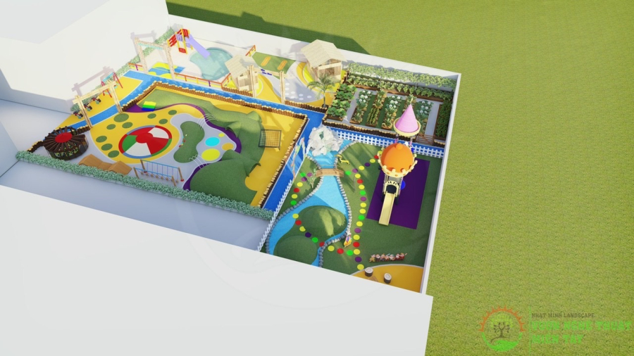 Thiết kế, thi công khu vườn cổ tích tại Cần Thơ