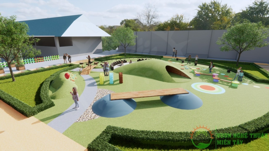 Thiết kế, thi công khu vườn cổ tích tại Cần Thơ