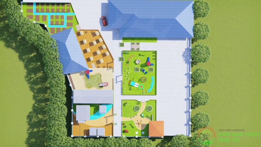 Thiết kế, thi công khu vườn cổ tích tại Cần Thơ