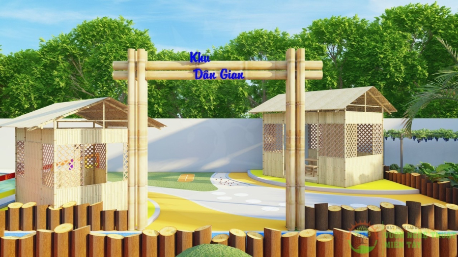 Thiết kế, thi công khu vườn cổ tích tại Cần Thơ