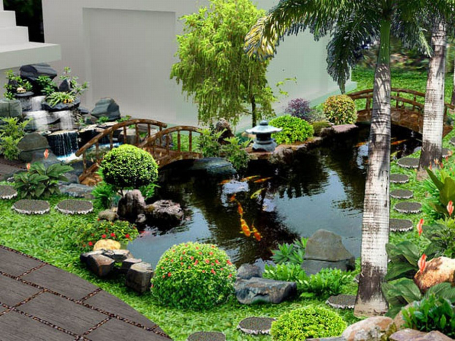 THIẾT KẾ THI CÔNG SÂN VƯỜN BIỆT THỰ CẦN THƠ