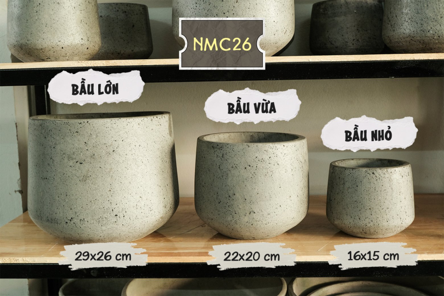 Chậu trồng cây bê tông, xi măng tại Cần Thơ